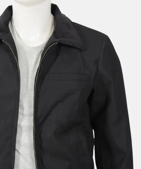 Yellowstone John Dutton Black Cotton Jacket