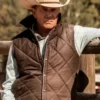 Yellowstone John Dutton Vest Quilted Brown