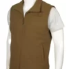 Yellowstone John Dutton Wool Vest Leather