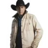 Yellowstone Season 5 John Dutton White Jacket