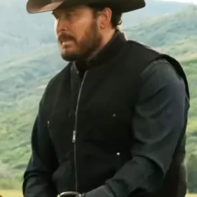 Rip Wheeler Black Vest From Yellowstone