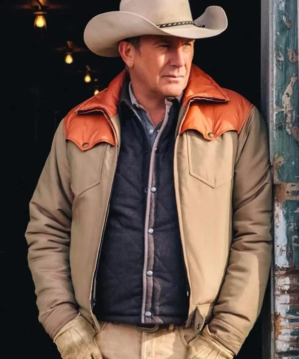 kevin costner john dutton cotton jacket yellowstone