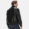 Bomber Leather Jacket For Men