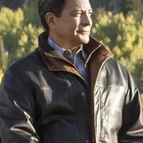 Yellowstone S2 Thomas Rainwater Leather Jacket