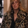 yellowstone kelly reilly beth dutton cheetah print coat leather