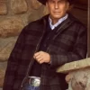 yellowstone kevin costner john dutton plaid jacket