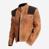 Star Wars Brown Suede Leather Jacket