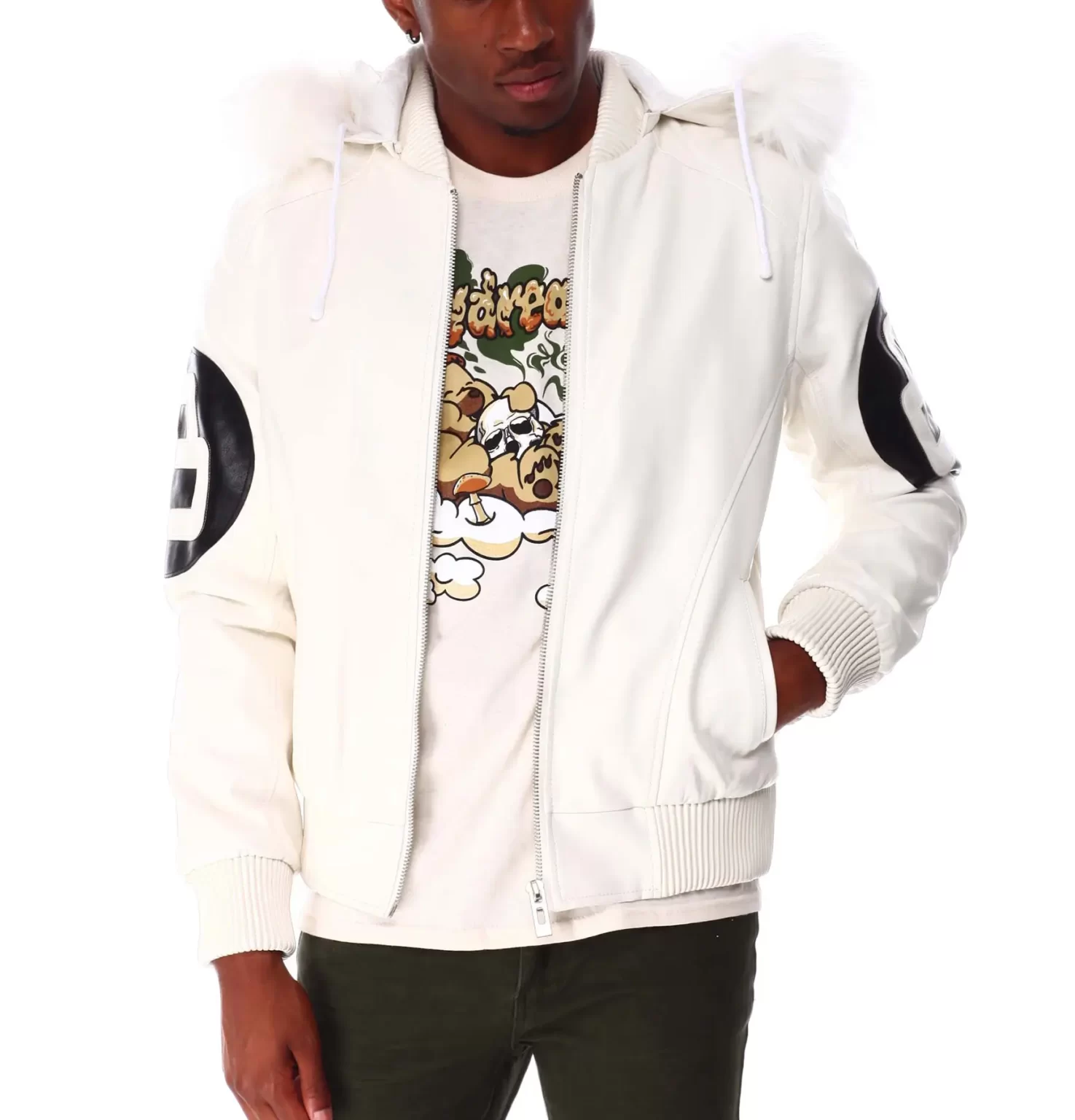 8-Ball-White-Hooded-Leather-Bomber-Jacket