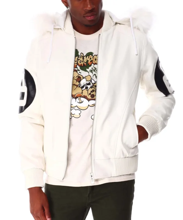 8-Ball-White-Hooded-Leather-Bomber-Jacket