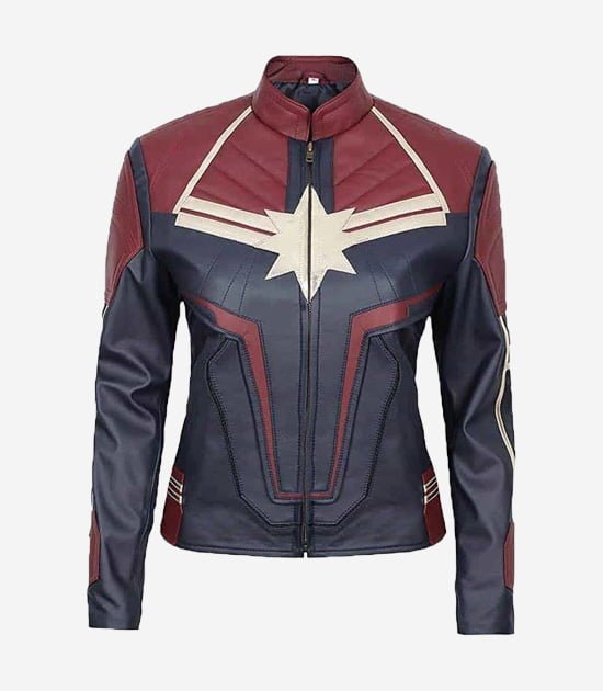 Captain Marvel Carol Danvers Leather Jacket