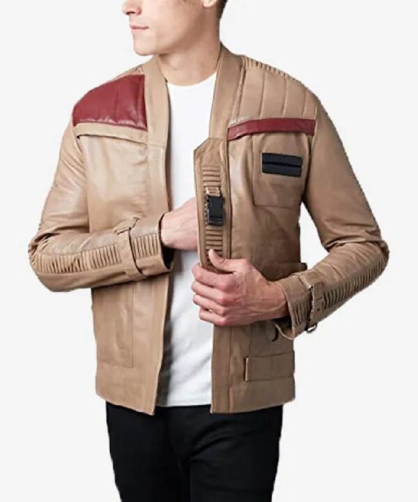 Finn Star Wars Boyega Leather Jacket-01