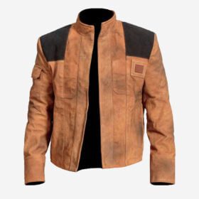 Star Wars Brown Suede Leather Jacket