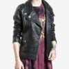 Hellfire Club Unisex Black Leather Jacket