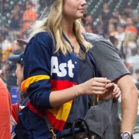 Kate Upton Houston Astros jacket