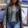 Megan Fox Black Real Leather Jacket