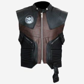 The Avengers Hawkeye Jeremy Renner Leather Vest