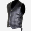 The Walking Dead Daryl Dixon Angel Wings Black Leather Vest