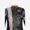 Captain America Easy Rider Usa Flag Leather Jacket