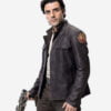 Poe Dameron Star Wars The Last Jedi Brown Jacket