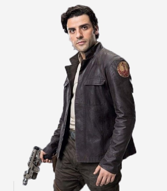 Poe Dameron Star Wars The Last Jedi Brown Jacket