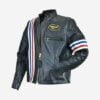 Captain America Easy Rider Usa Flag Leather Jacket