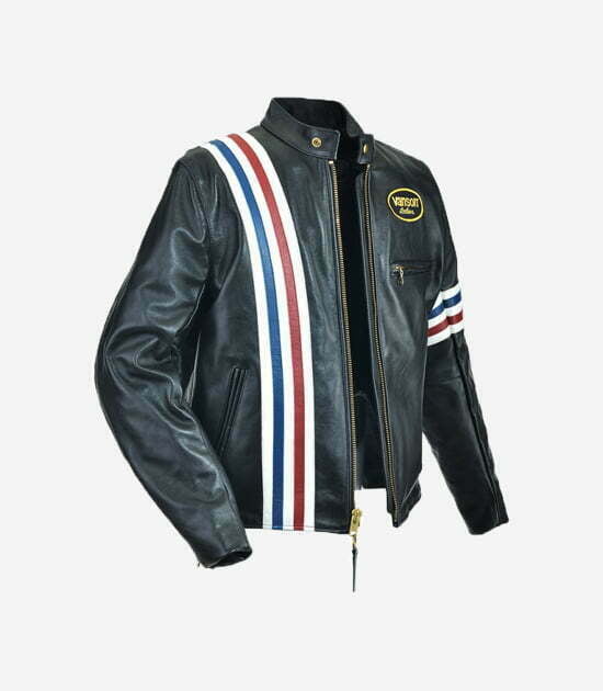 Captain America Easy Rider Usa Flag Leather Jacket