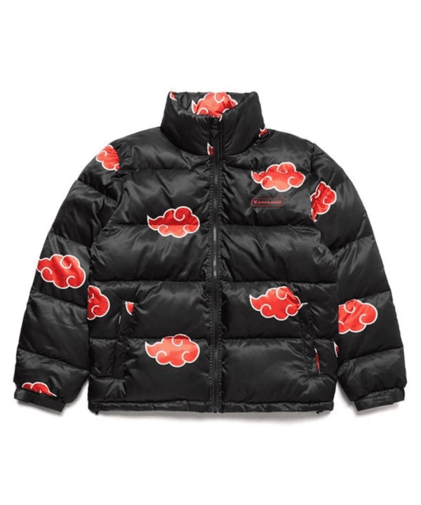 Akatsuki Naruto Puffer Jacket