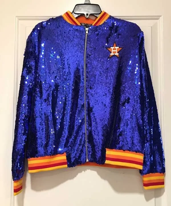 Astros Sequin Blue Jacket