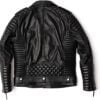 Men's Black Quilted Slim Fit Biker Motorcycle Jacket (1)