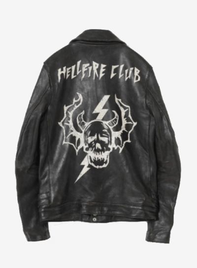 Hellfire Club Biker Leather Jacket