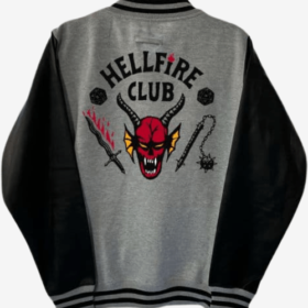 Hellfire Club Black Varsity Jacket