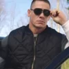 John Cena F9 Black Quilted Vest-01