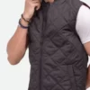 John Cena F9 Black Quilted Vest-02