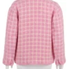 Margot Robbie Barbie Pink Checkered Blazer-02