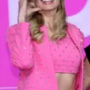 Margot Robbie Barbie Pink Crop Jacket-02