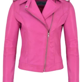 Margot Robbie Barbie Pink Leather Jacket