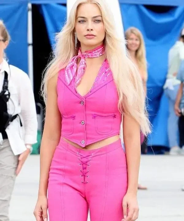 Margot Robbie Barbie Pink Vest