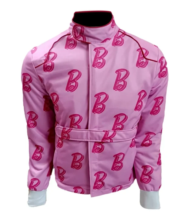 Ryan Gosling Barbie Pink Jacket-01