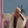 Ryan Gosling Barbie White Fur Coat-02