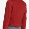 Stranger Things Nancy Wheeler Red Sherpa Jacket-02