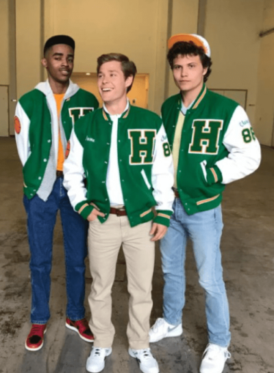 Stranger Things S4 Green BaseBall Varsity Jacket