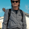 Stranger Things Steve Harrington Grey Bomber Jacket