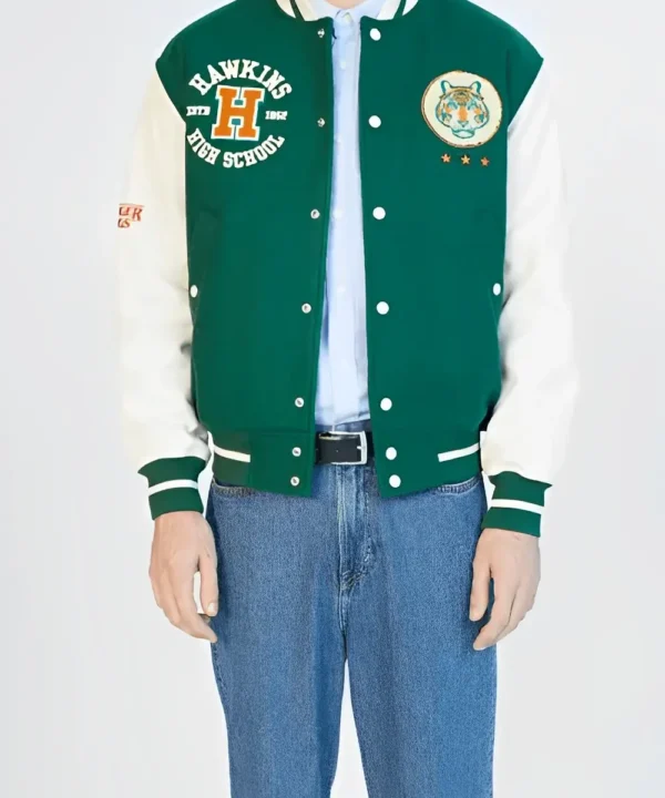 Stranger Things Wool-blend Baseball Jacket-02