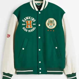 Stranger Things Wool-blend Baseball Jacket