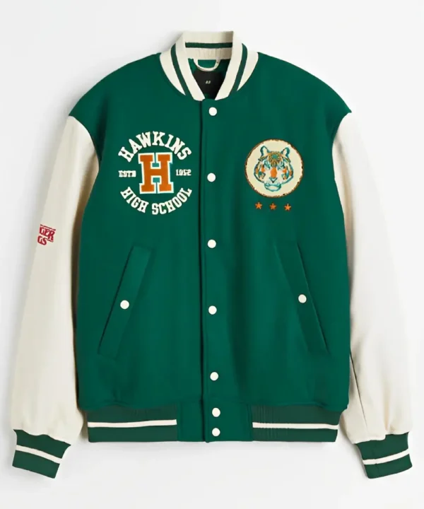 Stranger Things Wool-blend Baseball Jacket