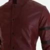 Vin Diesel Fast And Furious Red Leather Jacket-01