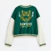 Women’s Hawkins Tiger Baseball Varsity Jacket-01