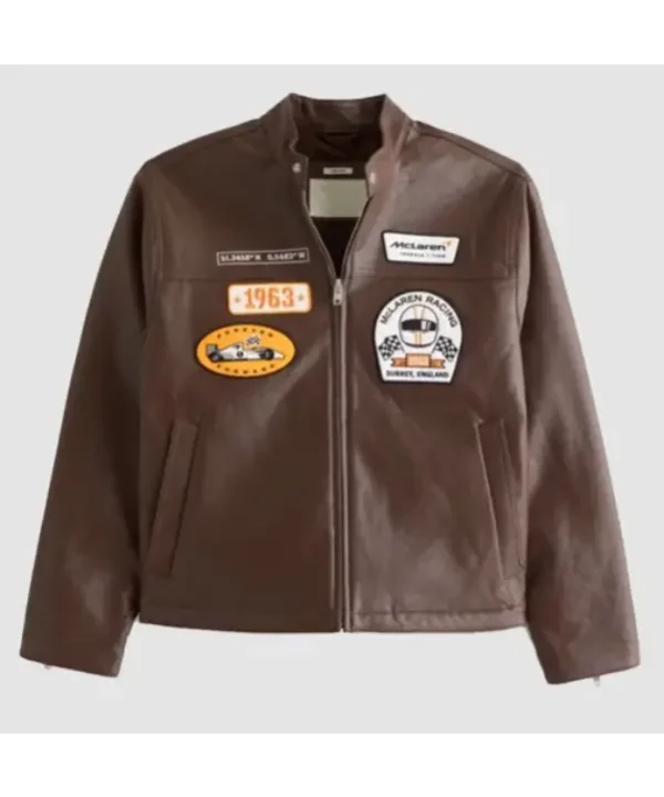 Abercrombie McLaren Racer Leather Jacket