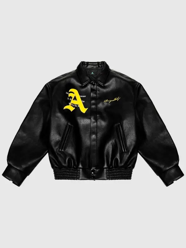 Doncare AFGK Ferrari Black Leather Jacket Doncare AFGK Ferrari Black Leather Jacket