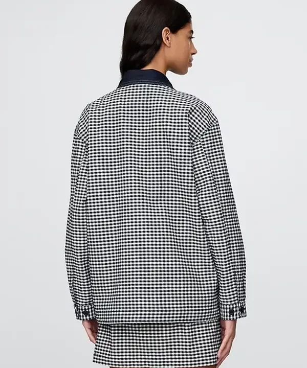 Gap × DÔEN Gingham Cotton Jacket